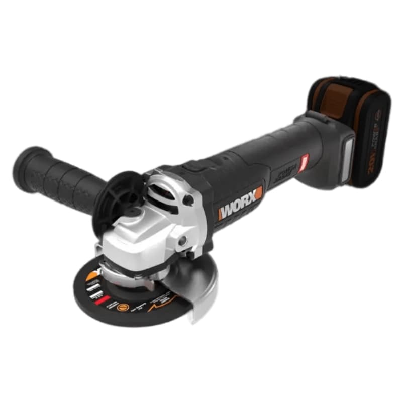 Угловая шлифмашина (болгарка) WORX WX813 20V (115мм) бесщеточная аккумуляторная