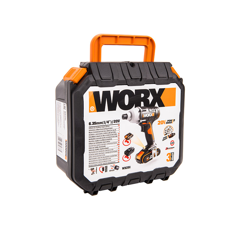 Винтоверт щеточный ударный WORX WX291 20V (170Нм) аккумуляторный