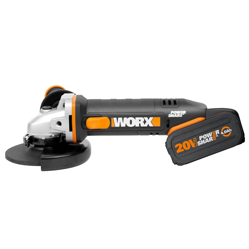 Угловая шлифмашина (болгарка) WORX WX803 20V (125мм) аккумуляторная