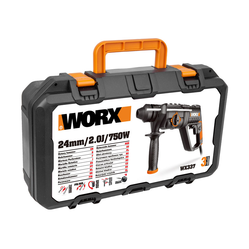 Перфоратор WORX WX337 220V 750Вт (2Дж) электрический