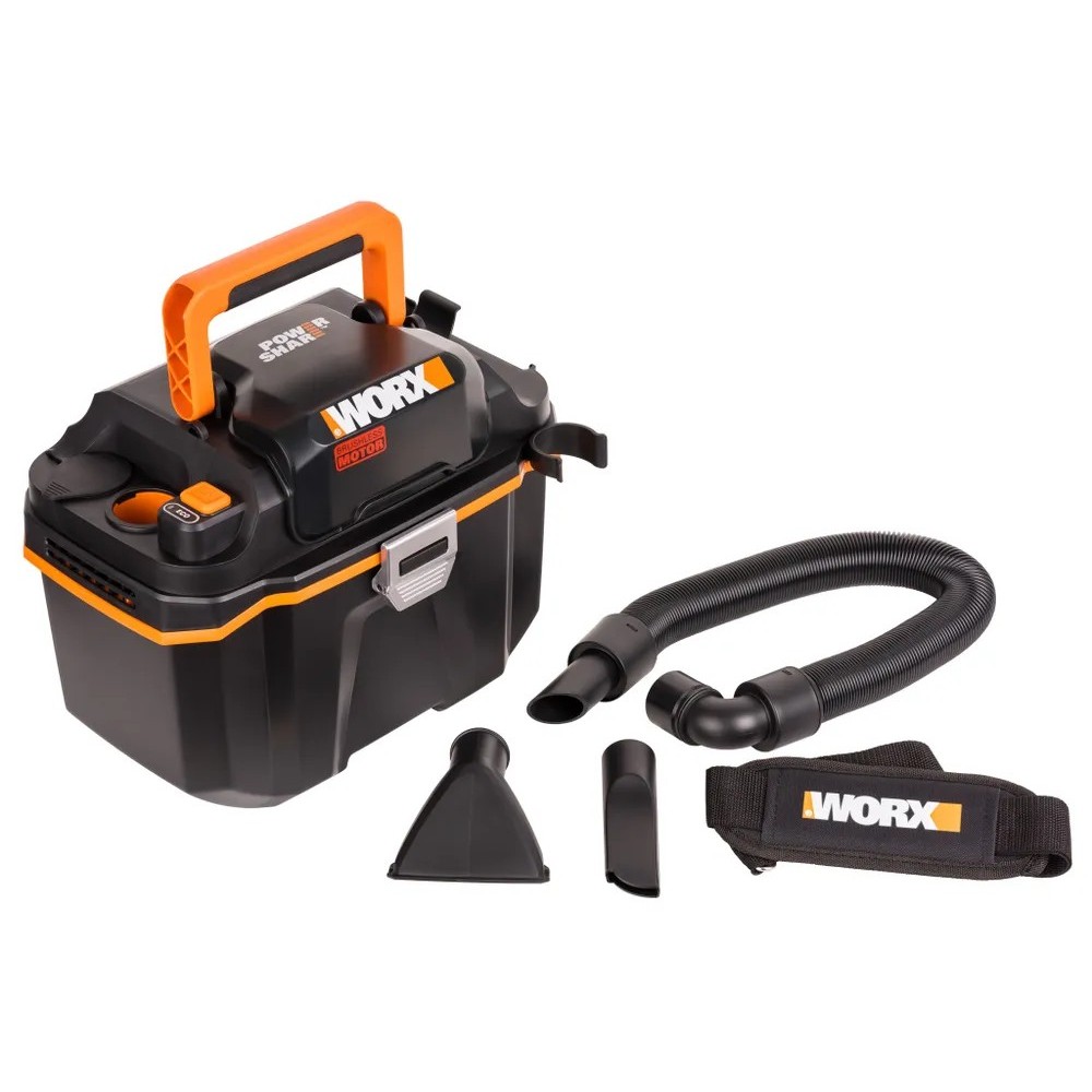 Пылесос для влажной и сухой уборки WORX WX031.9, аккумуляторный