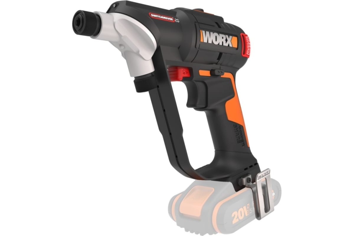 Дрель-шуруповерт WORX Switchdriver 20 WX1779 20V 50Нм аккумуляторная бесщеточная без АКБ и ЗУ