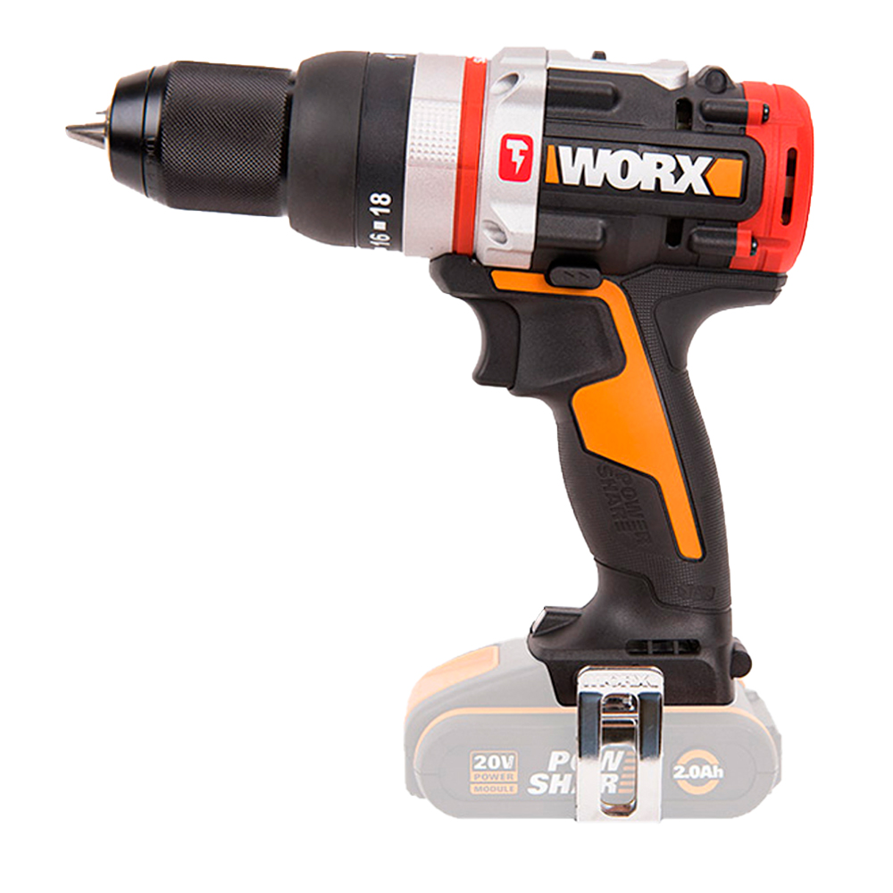 Дрель-шуруповерт бесщеточная ударная WORX WX3549 20V 60Нм аккумуляторная