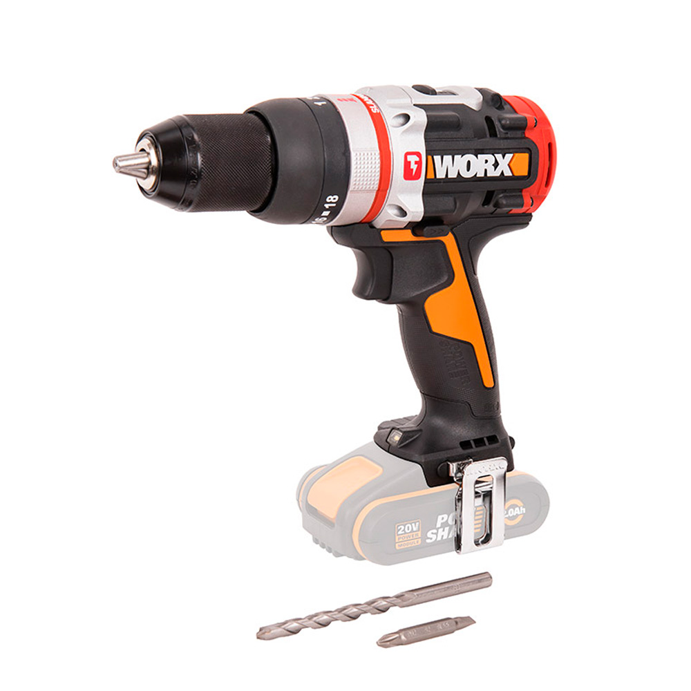 Дрель-шуруповерт бесщеточная ударная WORX WX3549 20V 60Нм аккумуляторная