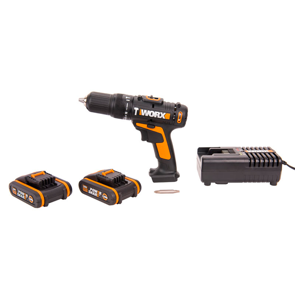 Дрель-шуруповерт ударная WORX WX3711 20V 40Нм аккумуляторная