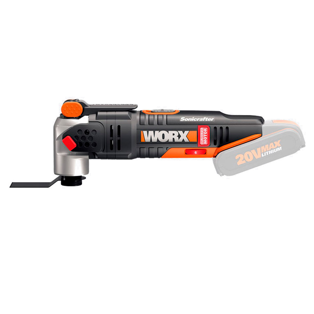 Реноватор WORX WX693.9 20V (250Вт) бесщеточный аккумуляторный