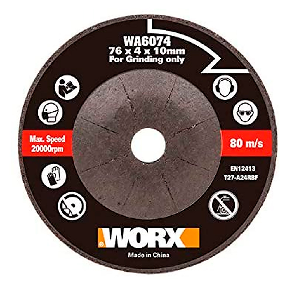 Шлифовальный диск WORX WA6074, диаметр 76 мм