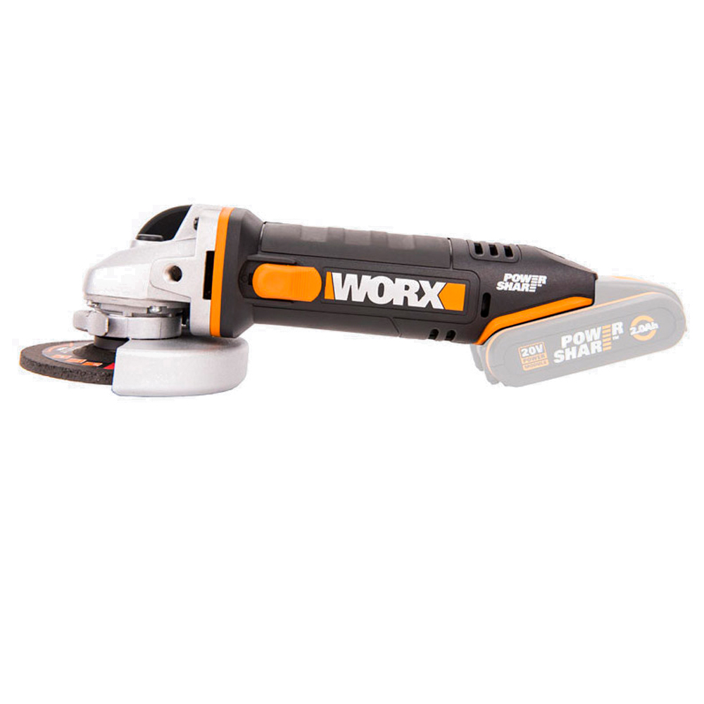 Угловая шлифмашина (болгарка) WORX WX800.9 (115мм) аккумуляторная