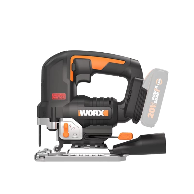 Лобзик  WORX W542.9 20V, бесщёточный аккумуляторный